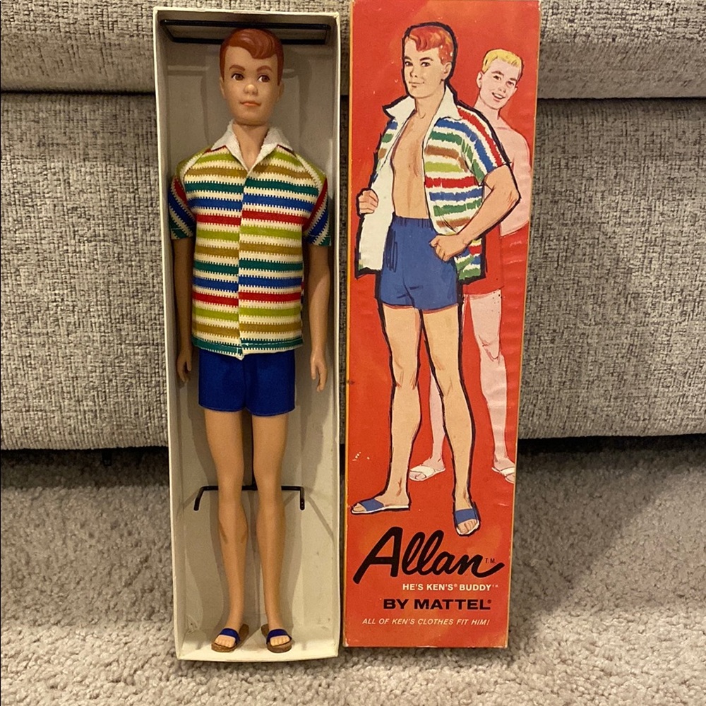 Mattel Allan Doll in Striped Shirt and Blue Shorts